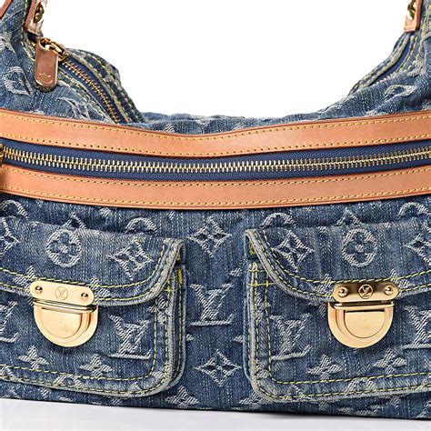 louis vuitton denim bag used|louis vuitton monogram denim baggy.